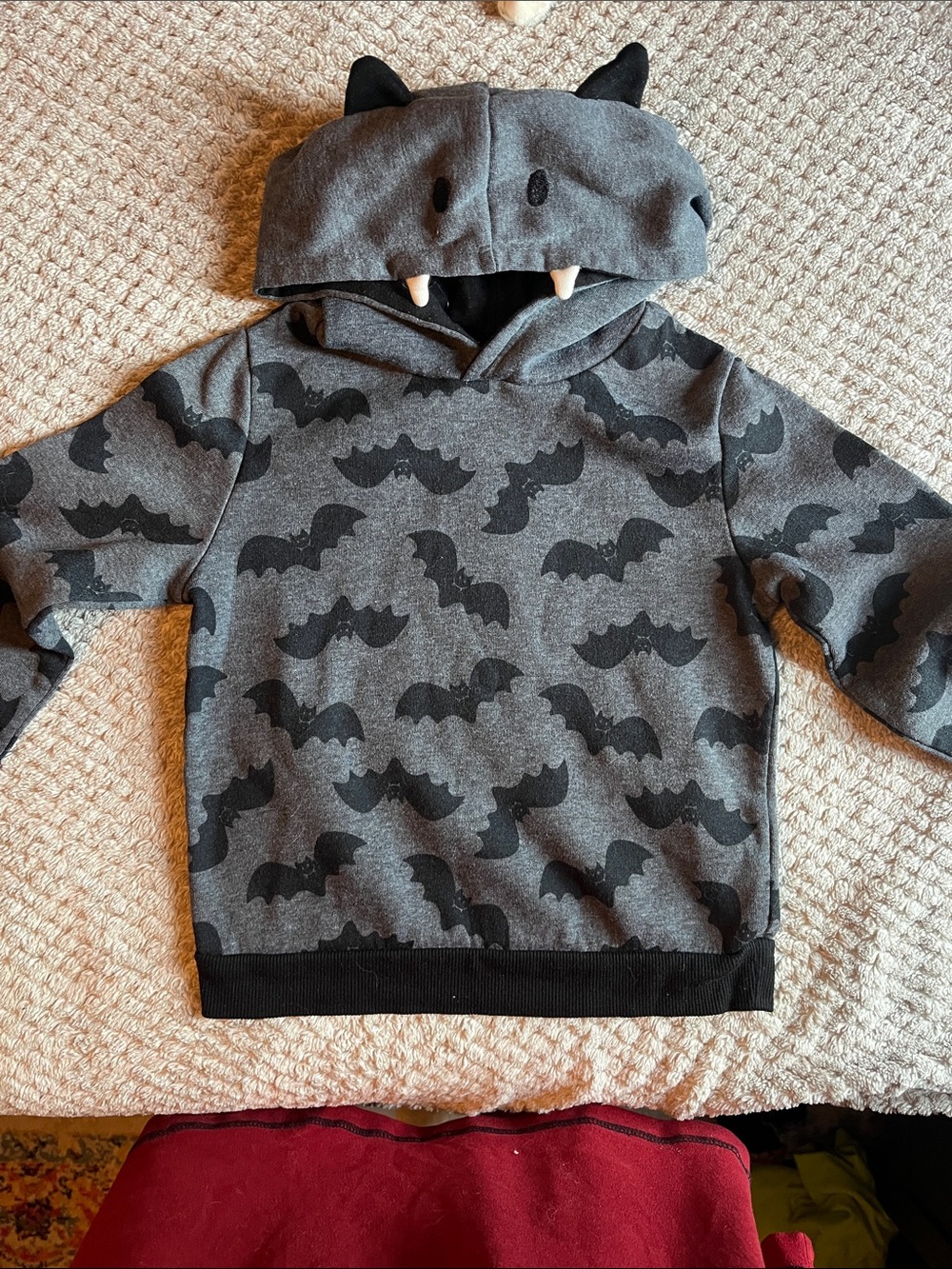 Halloween KIDS bat hoodie.